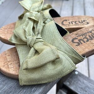 Sam Edelman Circus nicola green slide sandals